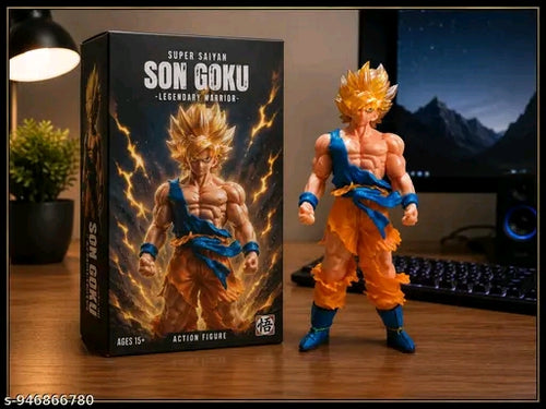 Gokuu Super Saiyan Action Figure Limited Edition Manga Toy